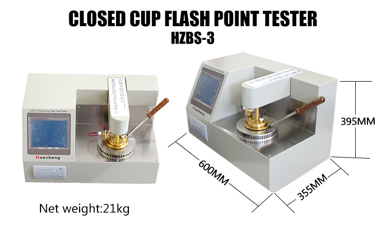 Lab Oil Liquid Test Closed Cup Flash Point Measuring Instrument