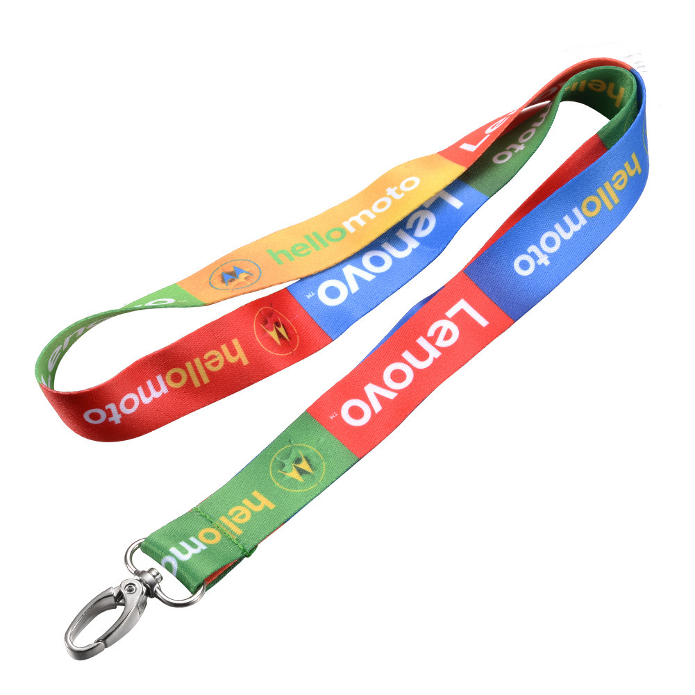 Custom Size and Silk Screen Logo on Unique Logo Lanyard