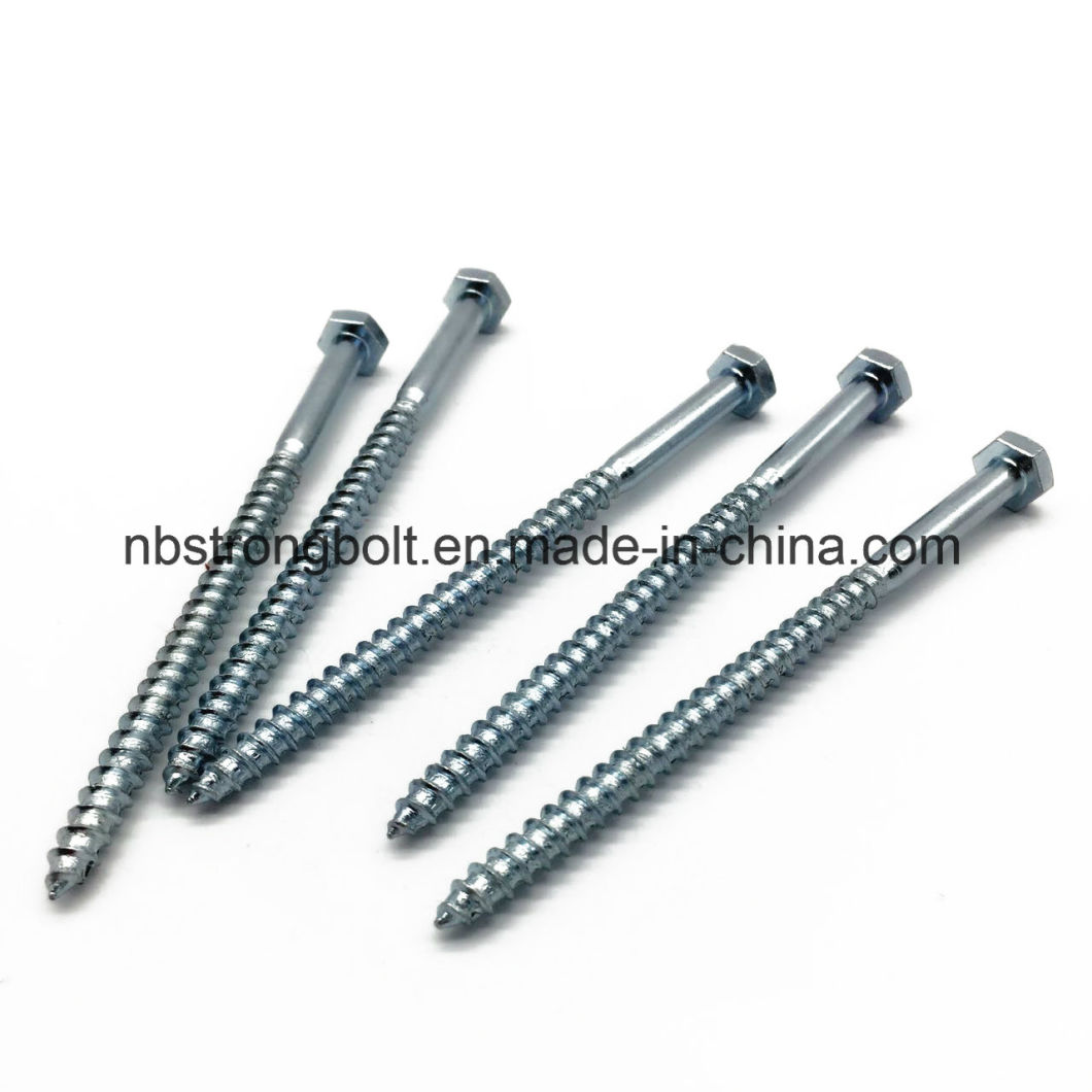 DIN571 Hexgon Head Wood Screw with Zp