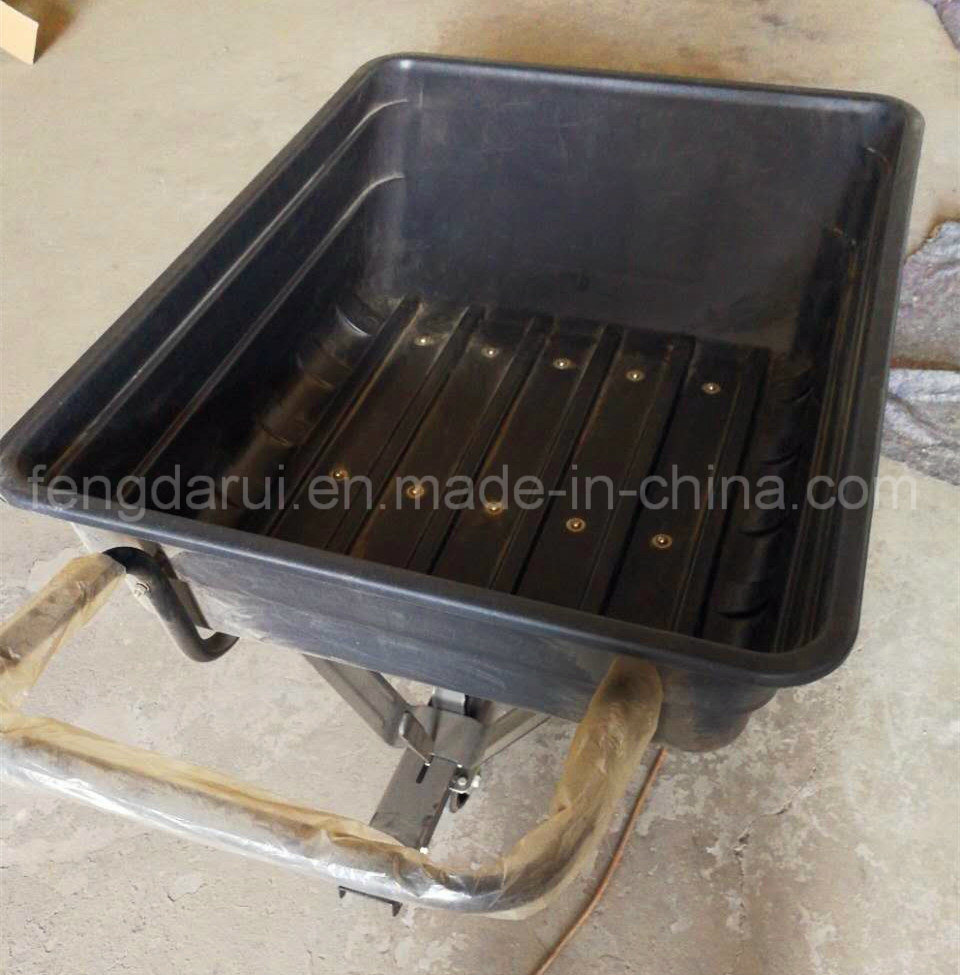 Big Square Plastic Tray of Wheel Barrow (WB3037/TC3038P) with Three Wheels