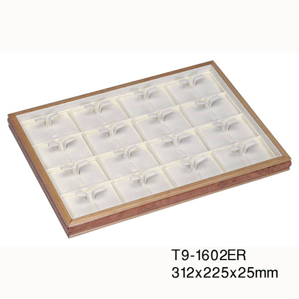 Wholesale PU Leather Jewelry Wooden Box/Display Tray/Jewelry Display