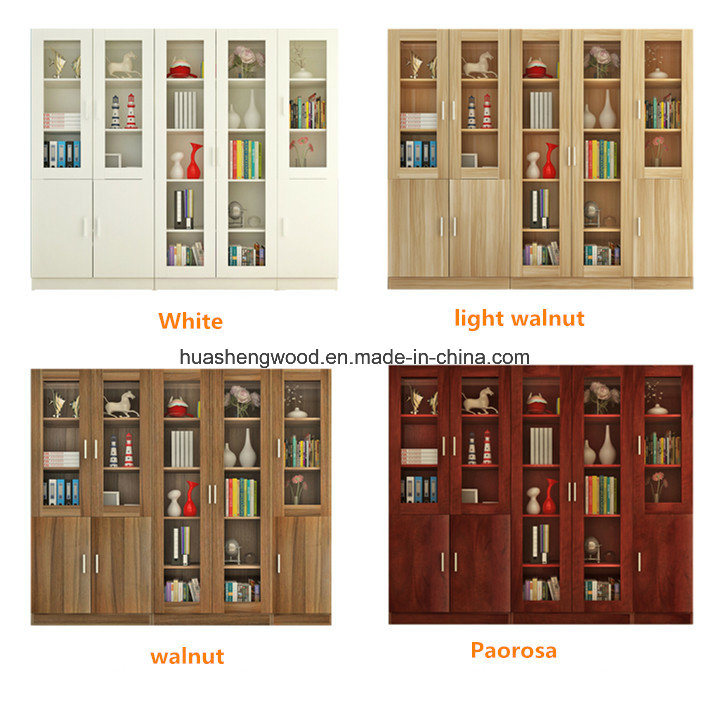 Modern Large Office File Cabinet with Shelf