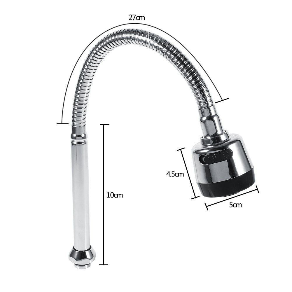 New Design Colorful Universal Stainless Steel Two Function Flexible Hose for Kitchen Sink Mixer Tap Faucet