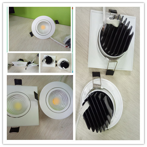 5W 7W 9W COB Round Sqaure Ceiling Light LED Downlight