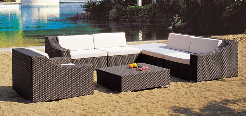 Garden Patio Outdoor PE Rattan Sofa Sets