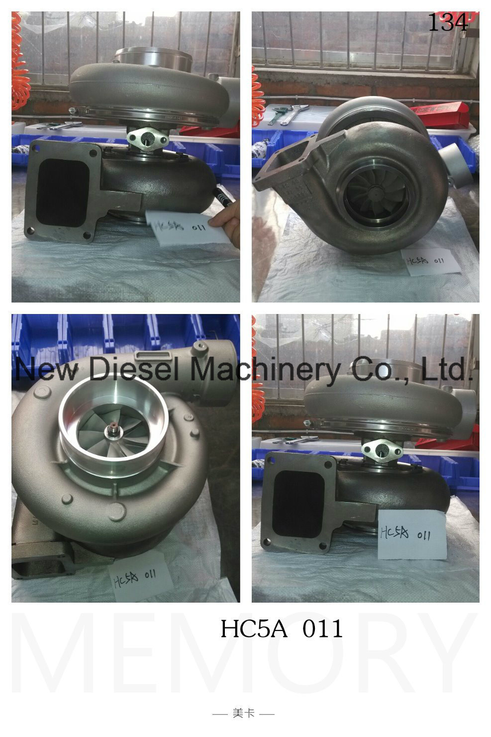 Rhf4 Turbo Vn3 Vd420058 Va420058 Va420115 14411-Vk500 for Nissan Navara MD22 Engine Turbocharger 2.5L