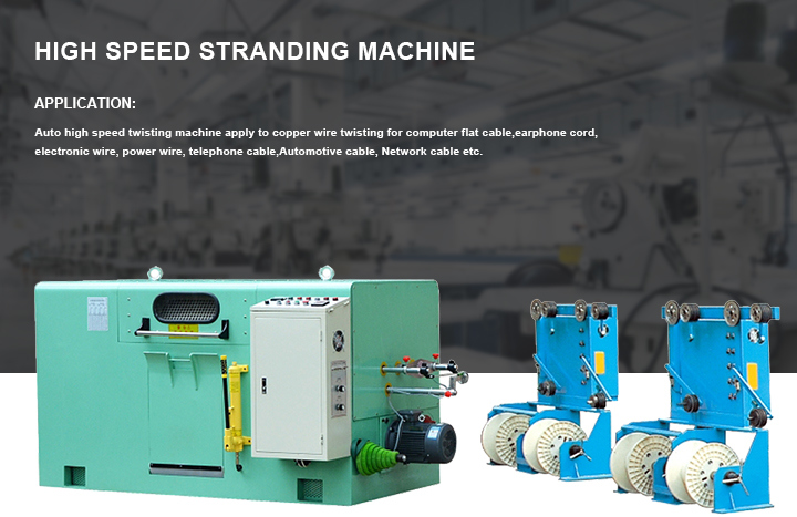 Wire Two Pitch Cable Making Cable Stranding Machine