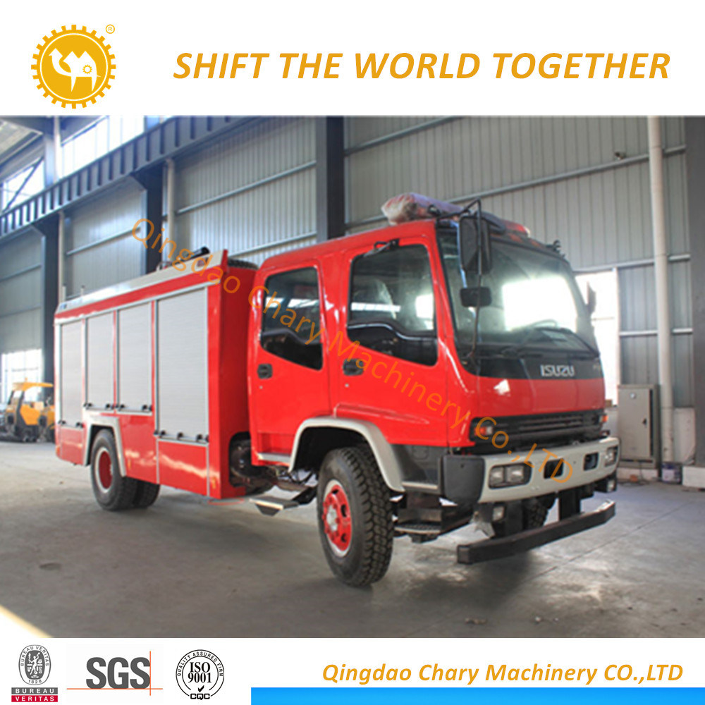 Isuzu 4X2 6m3 Water & 2m3 Foam, Water-Foam Fire Truck, Water and Foam Tanker Fire Fighting Truck