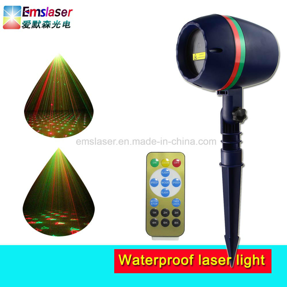 Christmas Garden Laser Light Outdoor Lawn Party Light for Mini Stage Projector