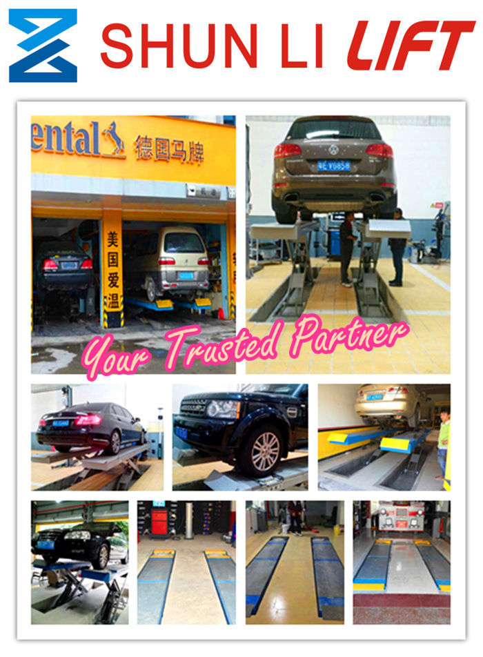 3.5 Tons Car Lift with Alignment Wheel Function