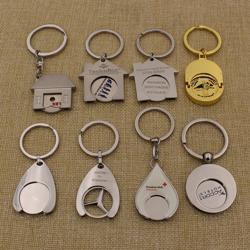 Bespoke Metal Spinning Fashion Keychains with Gift Box