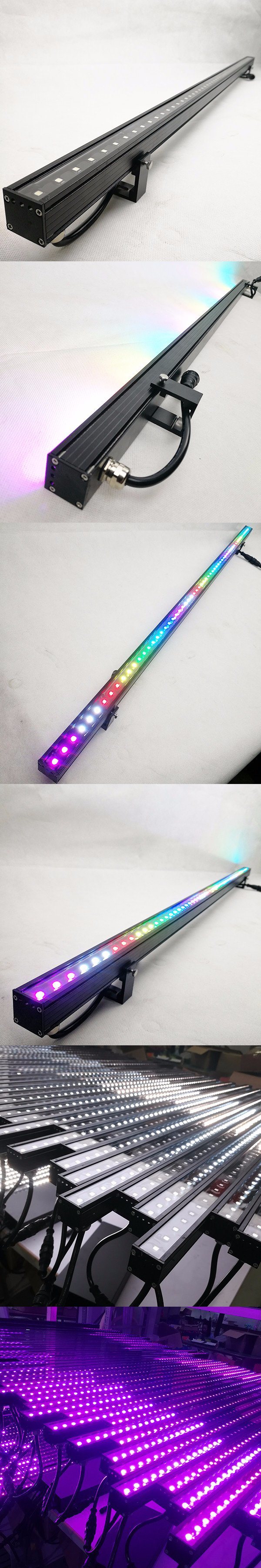 Individually Addressable Christmas Lights Colored Linear Strip LED Lights Bar