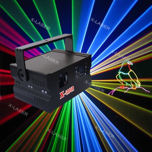 1W RGB Full Color Animation Laser Light Analog Modulation