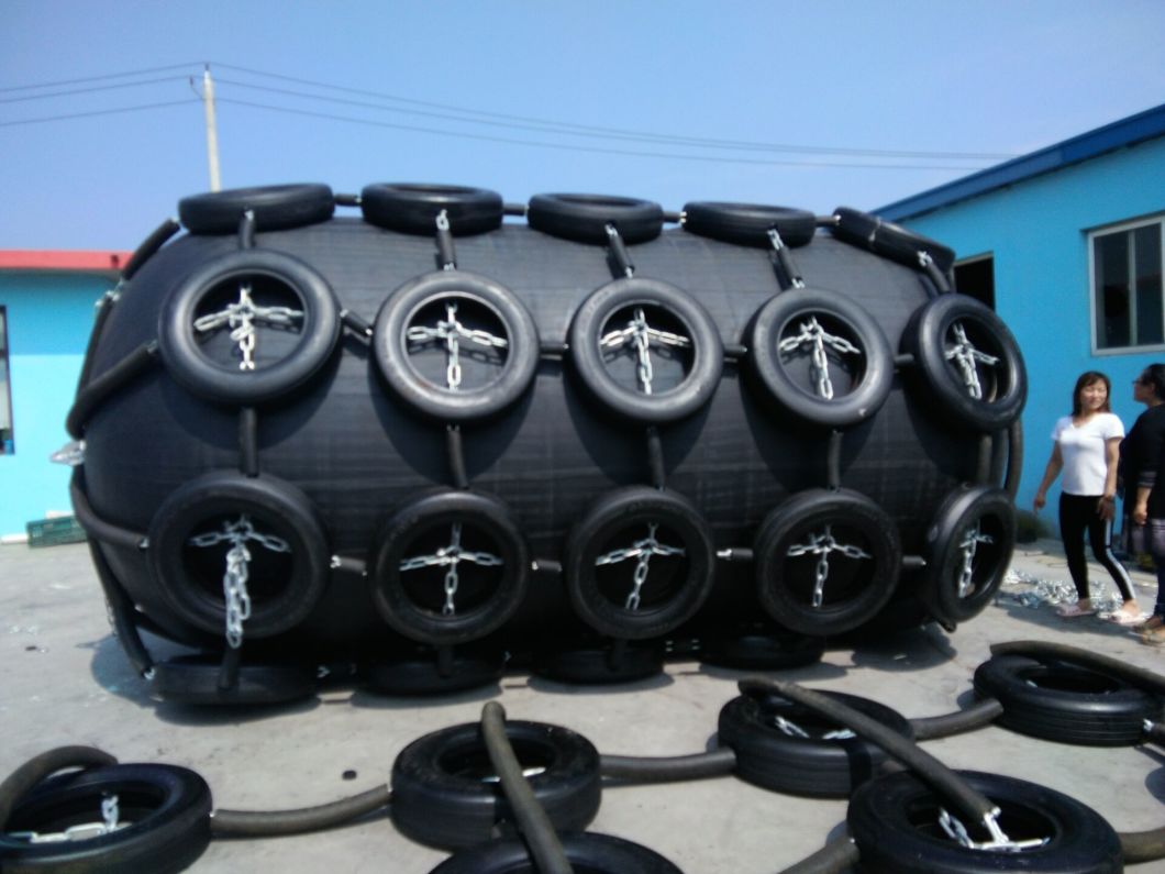 Dia. 3.3mxlength 4.5m Floating Pneumatic Marine Rubber Fender