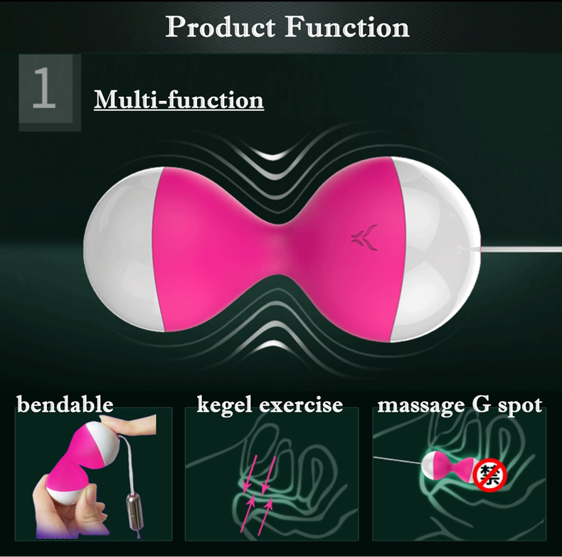 Remote Control Vibrator Egg Kegel Vaginal Balls Enjoying Exercise and Vibration Sex Product Sex Toys for Women