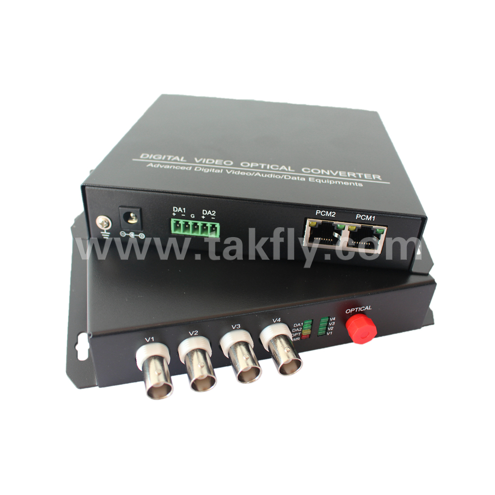 4 Channels Optical Transmitter and Receiver