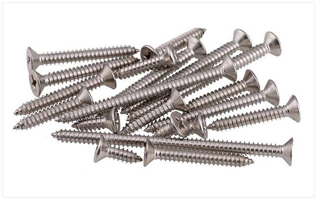 Stainless Steel Cross Recesed Countersunk Head Self Tapping Screw