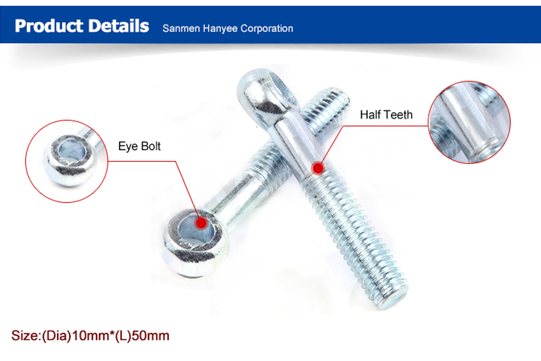 China Suppliers Stainless Steel Furniture Hardware Eye Bolt