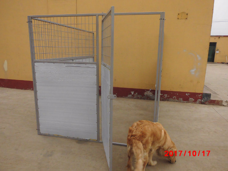 Hot Sale Galvanized Dog Kennel with Roof (XMM-DK)