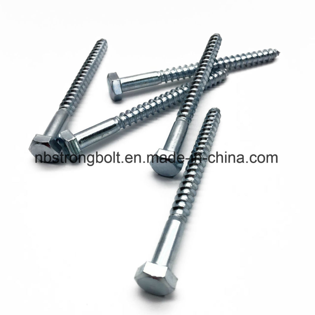 DIN571 Hexgon Wood Screw with Zp