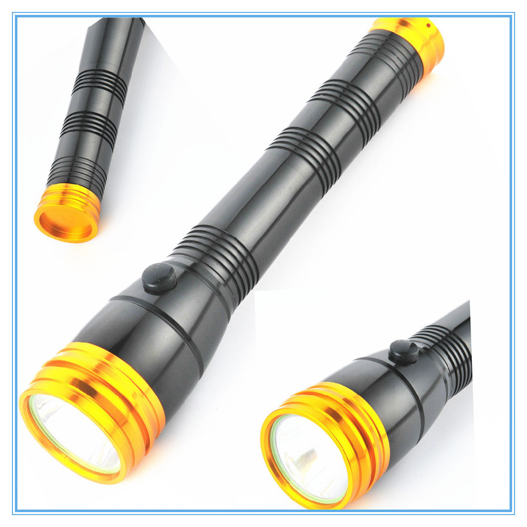 Longer Working Time 3W Torch Power Beam Rechargeable Flashlight