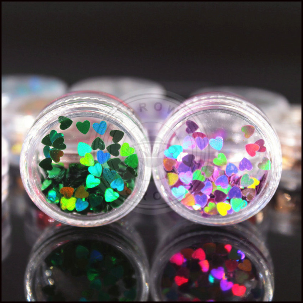 Holographic Mixed Size Nail Sequins Flakes Glitter for Nail Decorations