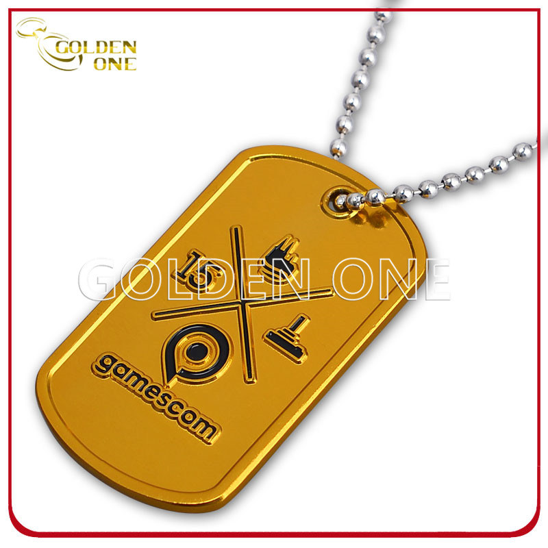 Hot Selling Chrome Plated Printable Metal Dog Tag