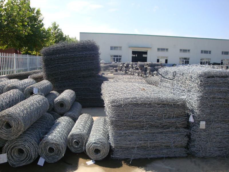 Hexagonal Gabion Wire Mesh Box Cage Basket