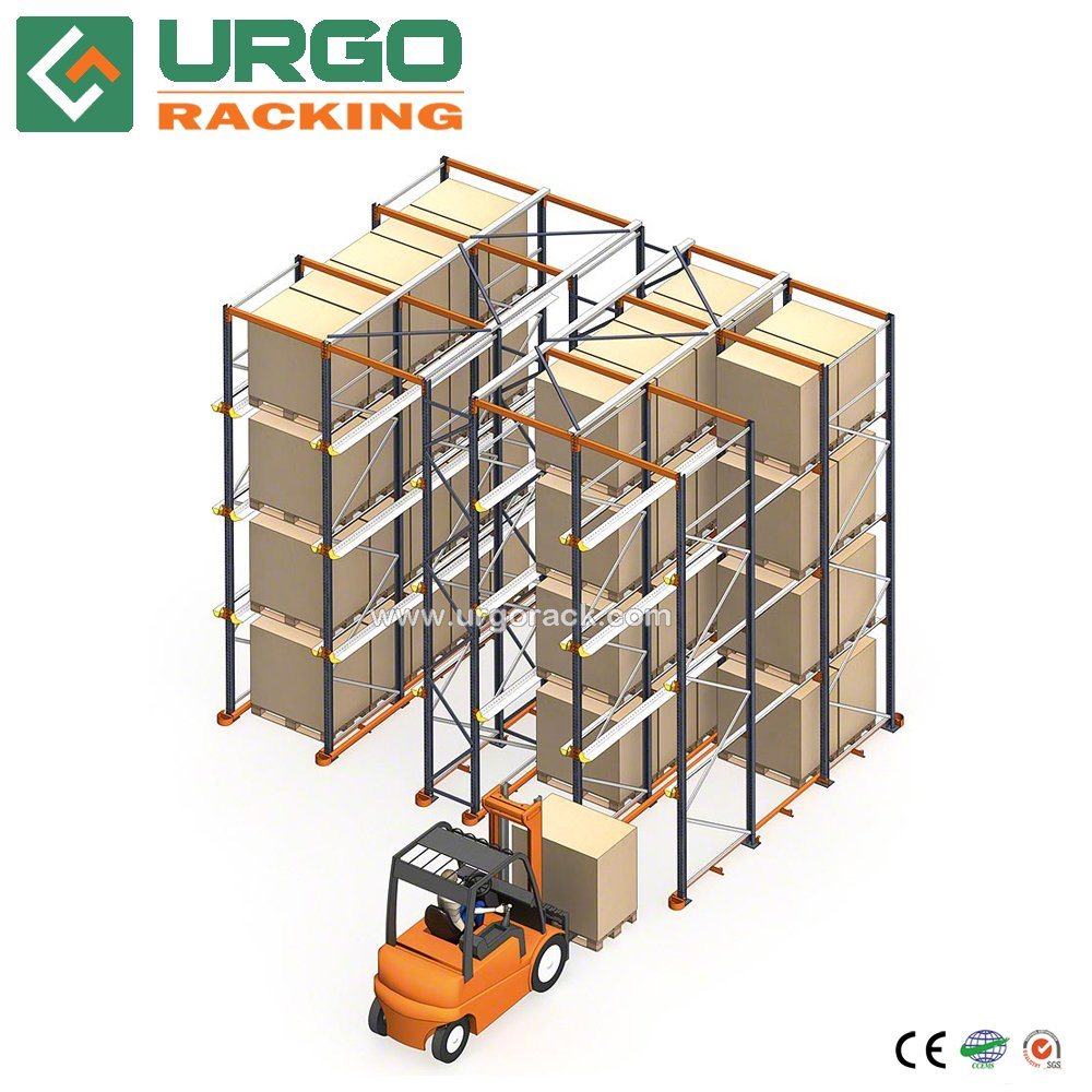 Factory Warehouse Storage Rack Drive in Pallet Rack