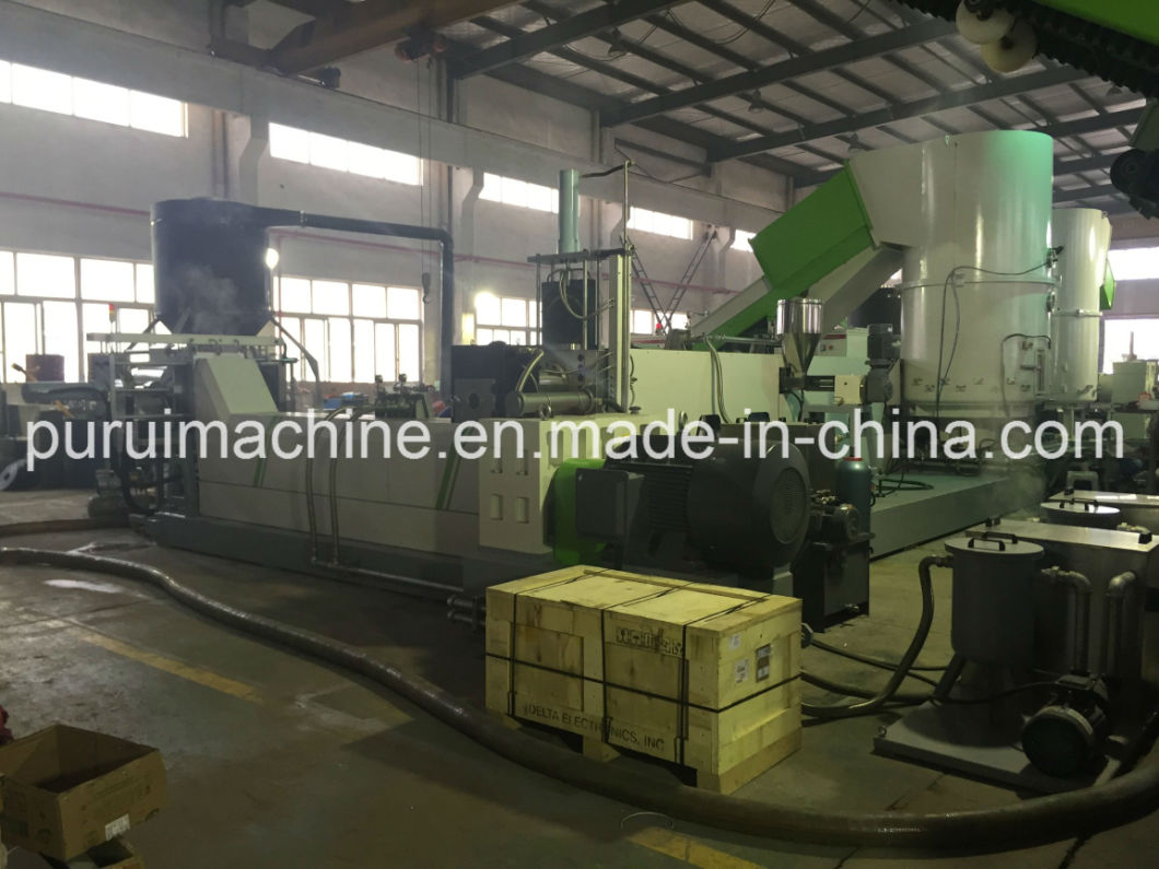 Environmental Two-Stage Plastic Granulating Machine with Die Face Cutting