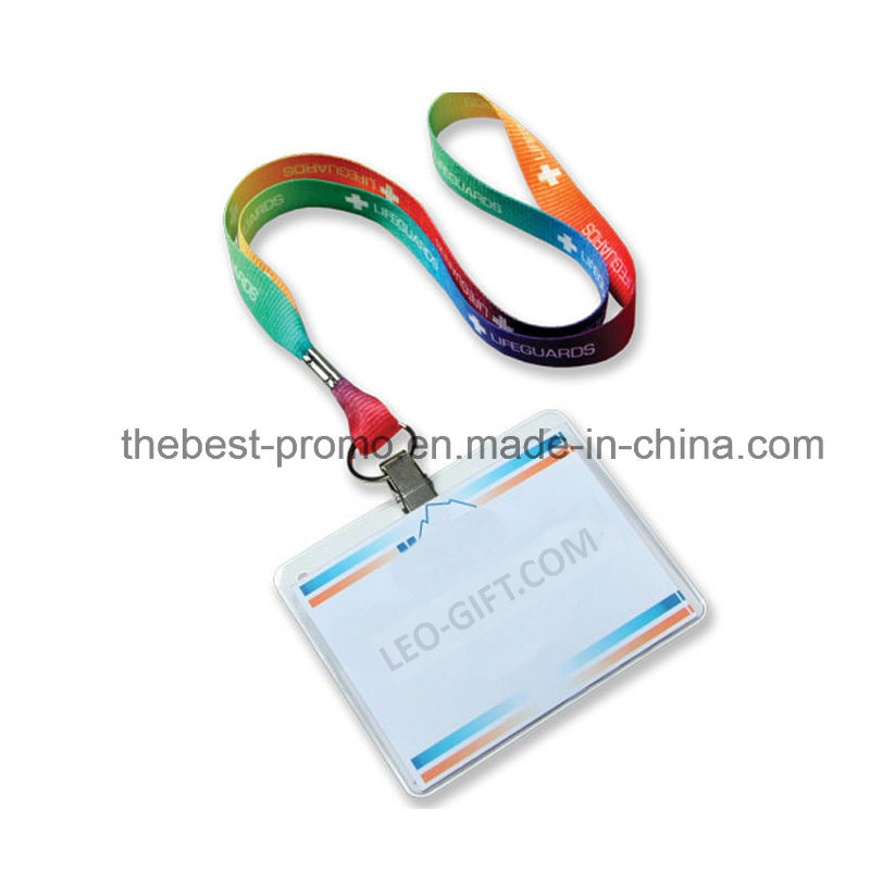 Lanyard Plastic Transparent ID Name Badge Holder