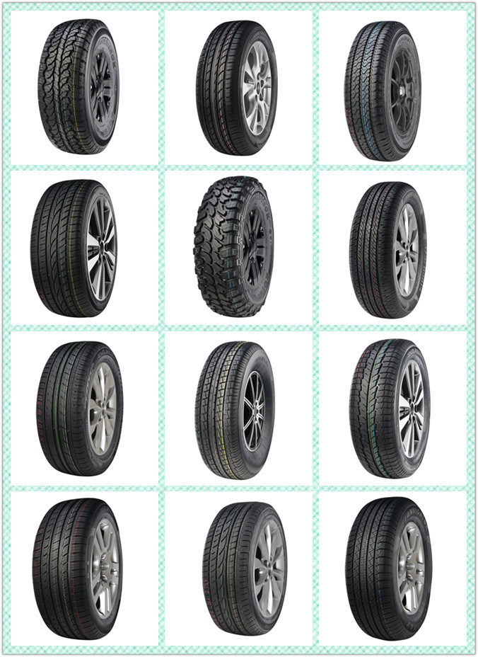 Wholesale Car Tyre ATV Tyre 195r14 265/65r17 White Side Wall