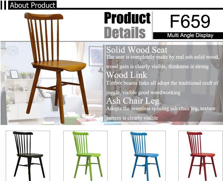 2017 New Classic Wooden Dining Chair Furniture for Sale