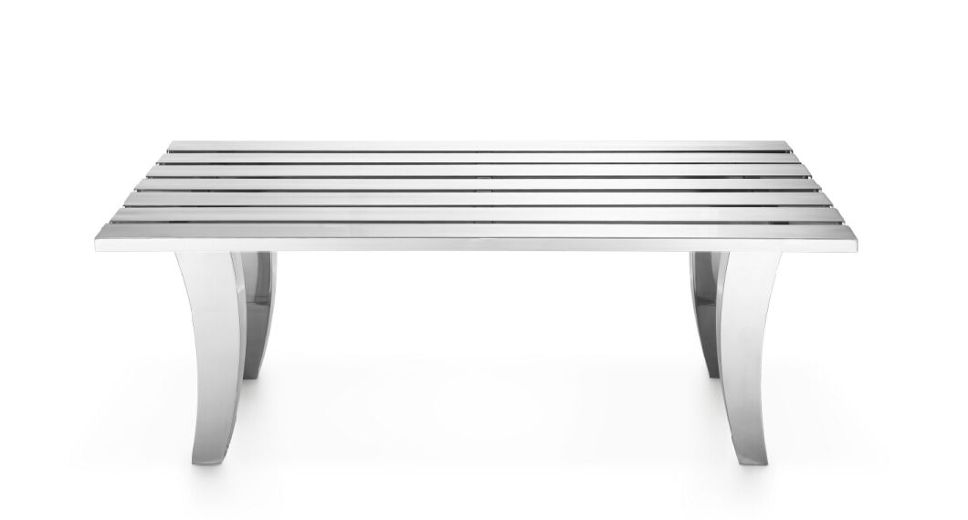 Modern Furniture, Hotel Coffee Table, Shiny Stainless Steel Coffee Table T-67