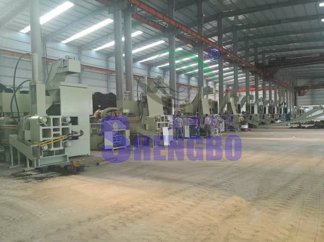 Horizontal Automatic Briquetting Press for Waste Metal Sawdust