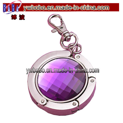 Promotion Gift Purple Purse Hanger with Keychain Best Promotional Items (G8068)