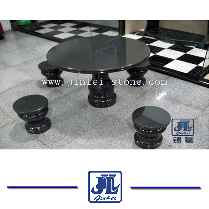 Natural Stone Granite Marble Table and Chair for Garden Decoration