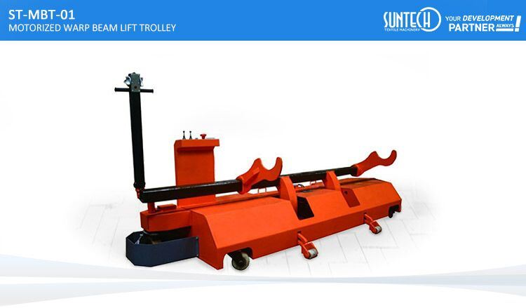 Suntech Weaving Machine Motorized Cloth Roll Beam Trolley