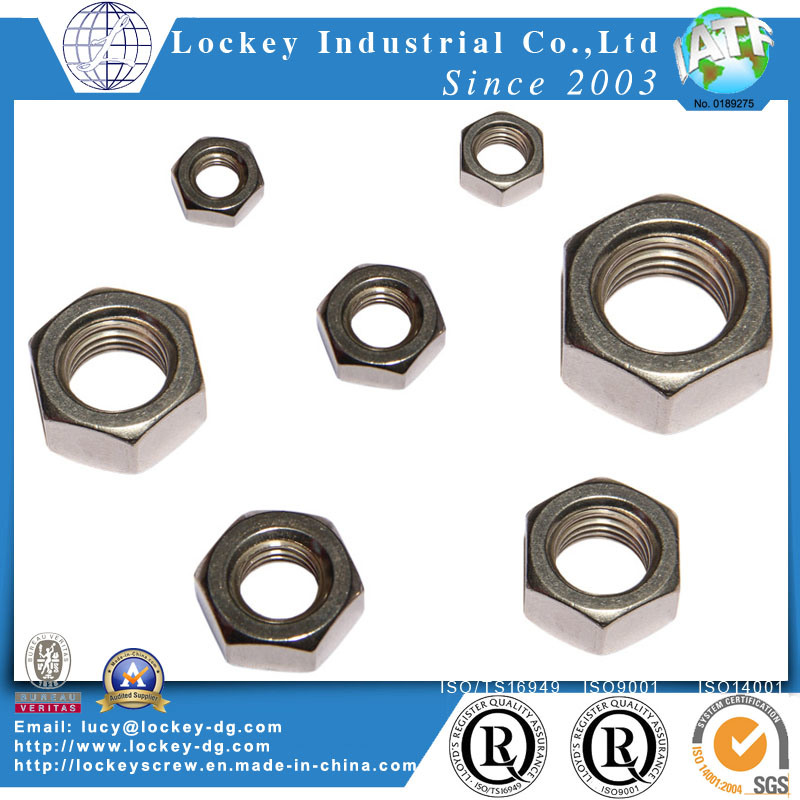 Stainless Steel 304 Hex Thin Nut