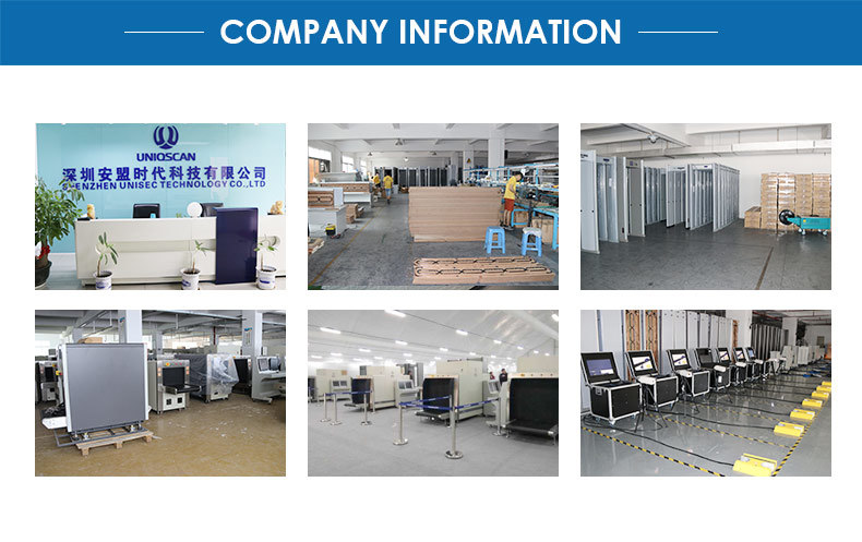 6 LCD Digital Screen Walk Through Metal Detector with 18 Zones