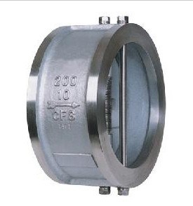 Wafer Type Dual Plate Check Valve Ss304 Pn16