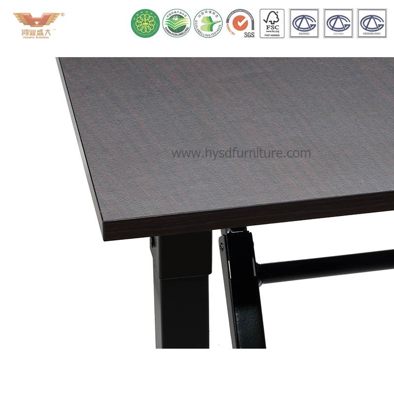 High Quality Melamine Foldable Table for Training Center/School (0Y8H9550)