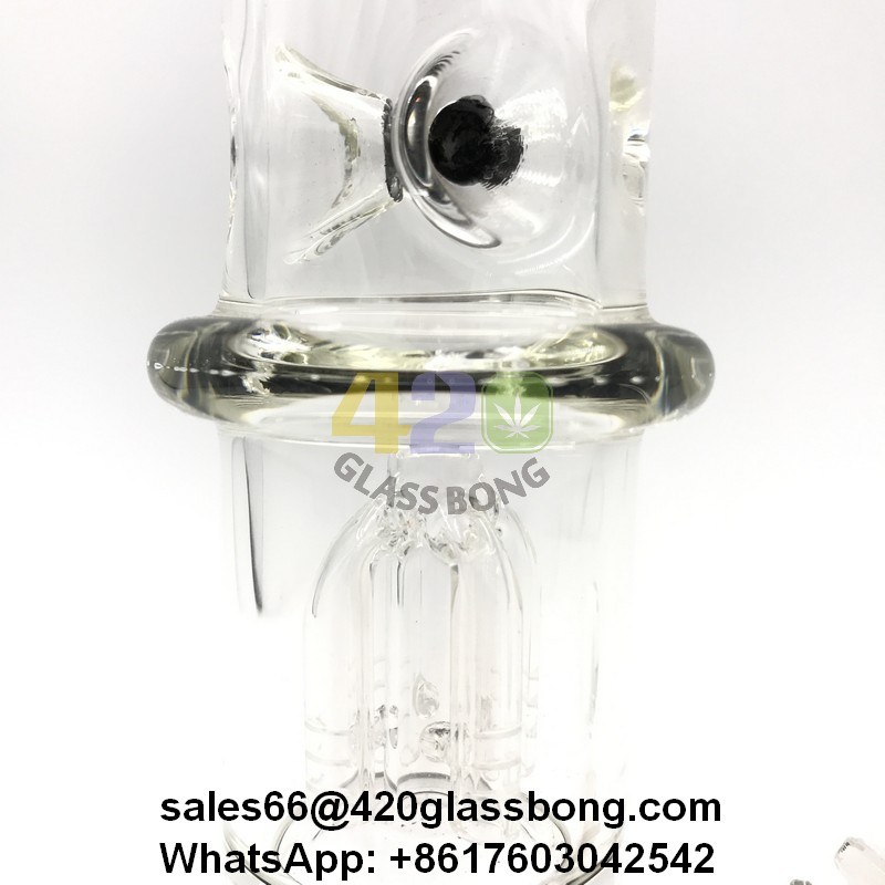 Heady Glass /Waterpipe/Beaker/Crafts with 4-Arm Tree Perc and Ice Catcher for 420 Wholesale