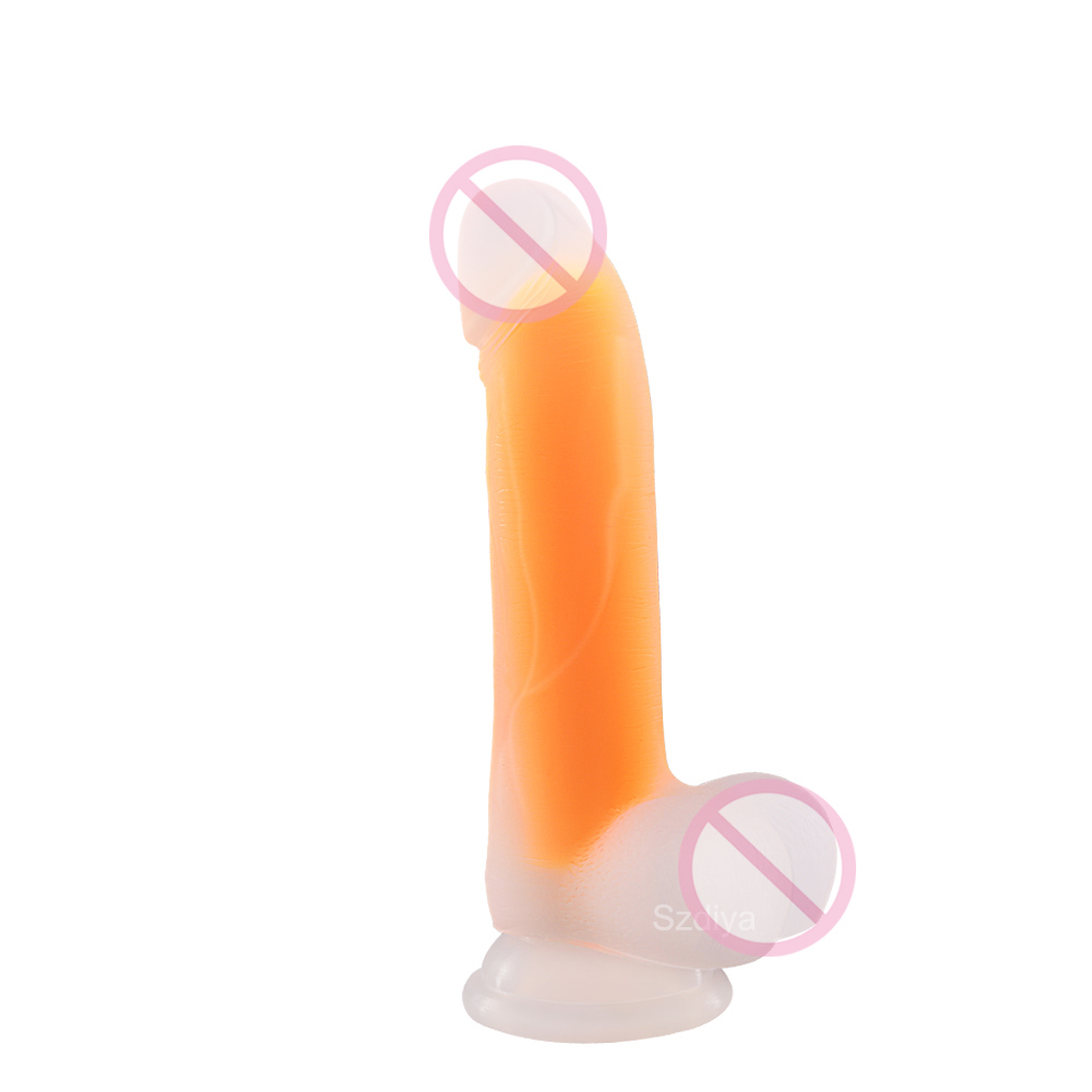 Sexual Silicone Dildo Penis Sm Sex Toy for Lesbian (DYAST397C-B)