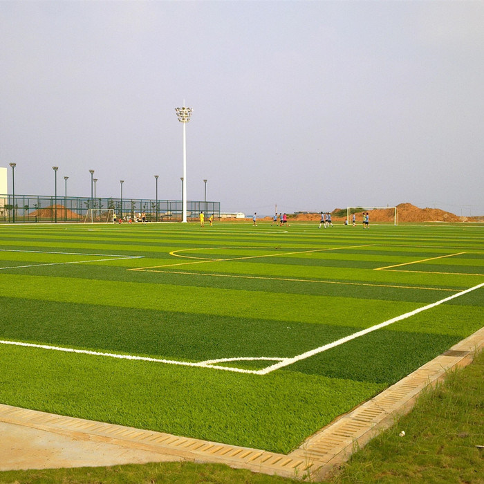 50mm Football Field Soccer Pitch Artificial Synthetic Grass Fake Lawn Imitation Turf China Supplier Fad-U80 UV Protection Durable All-Weather Use