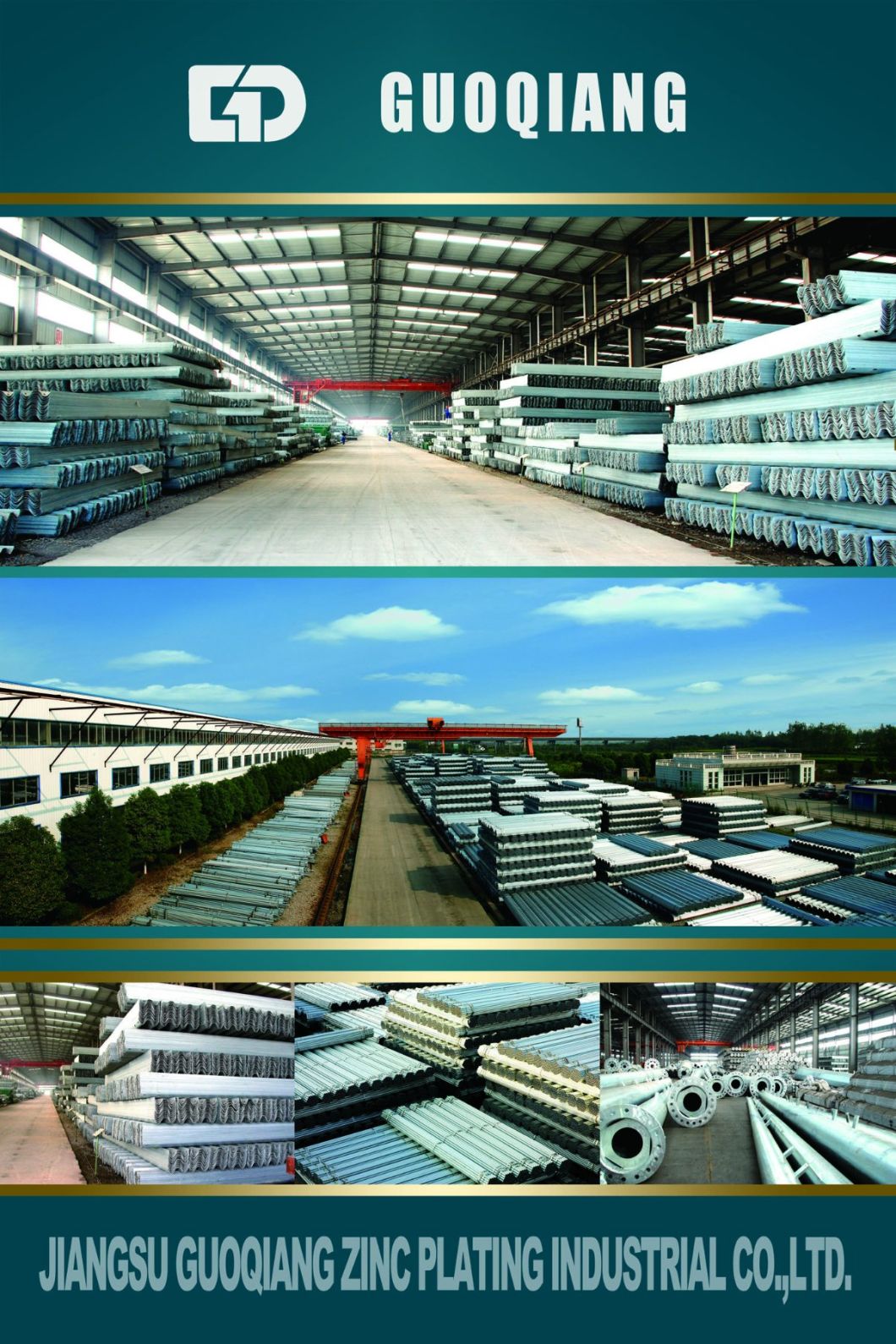 Hot Galvanizing Steel Pipe Tower for Power Communication