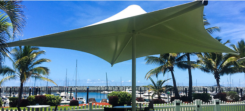 High Quality Aluminum Cafe Umbrella Garden Umbrella for Outdoor