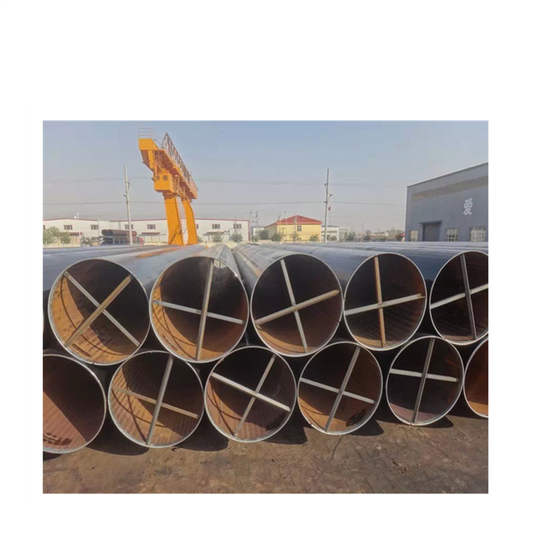 Large Diameter Corrugated SSAW Carbon Spiral Welded Steel Pipe