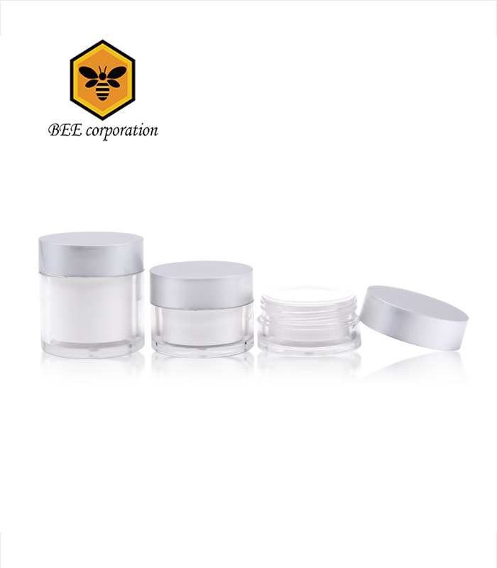 Cosmetic Plastic Jar Cream Jar Eye Gel Jar for Make up (E-15)