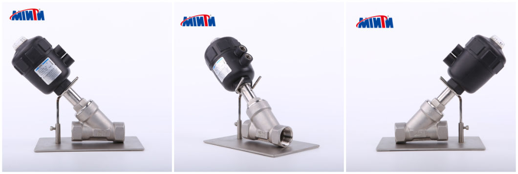 Factory Supplier Thread Type Quality Assurance Pneumatic Angle Seat Valve for Dyeing Machine/Compressed Air Dryers-Accept Paypal